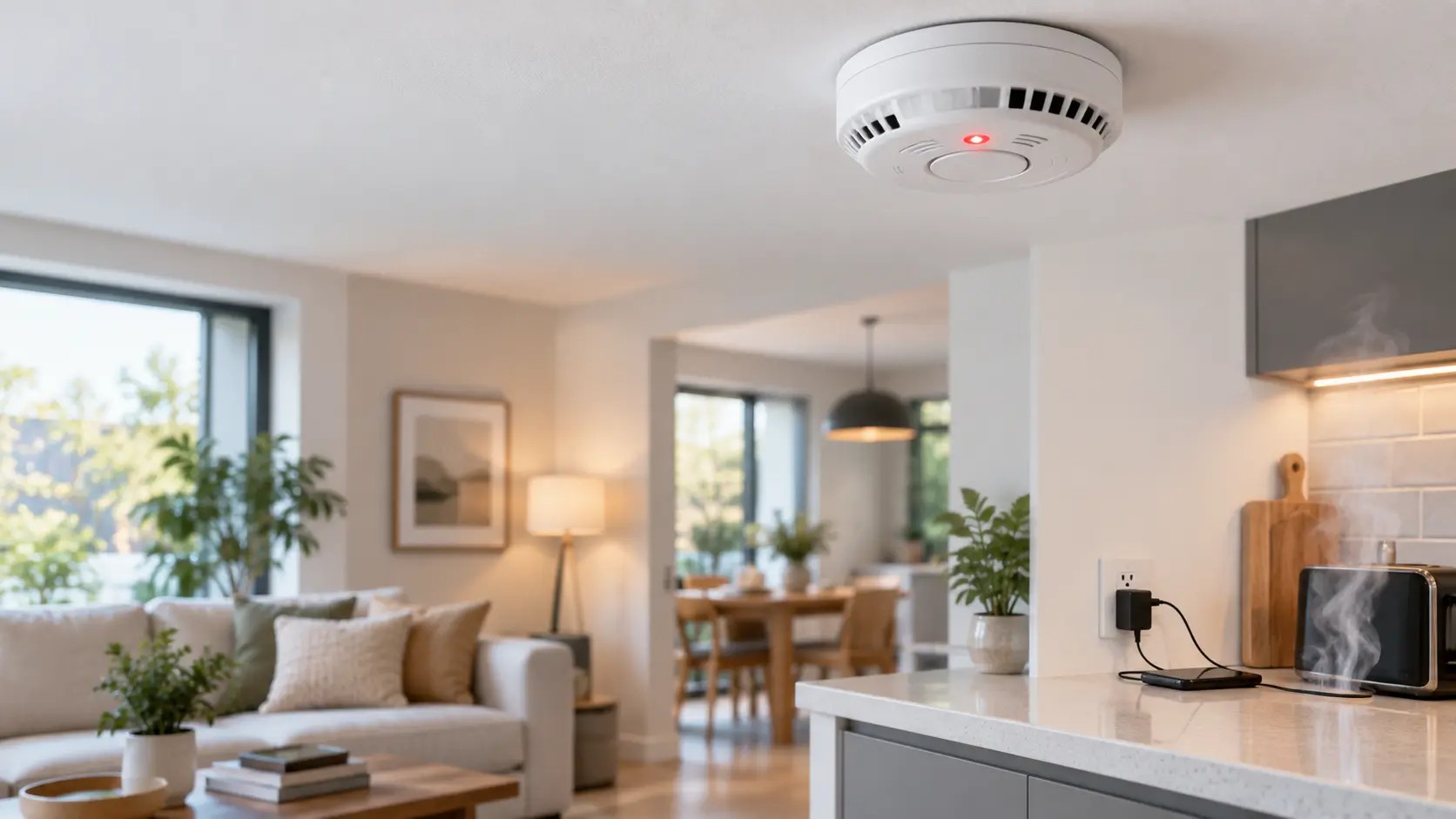 smoke detector for modern home