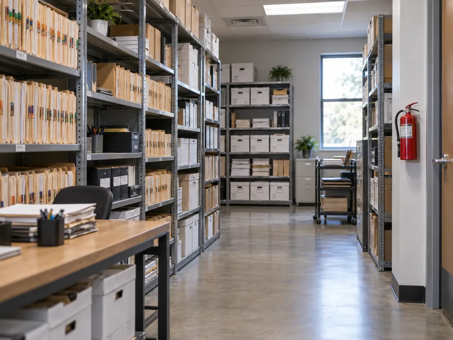 fire extinguisherr for document and archive room